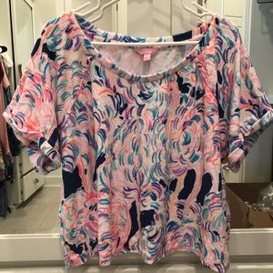 NWOT Lily pullitzer terrycloth top. Size XL